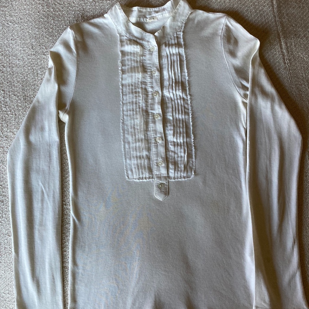 White J. Crew Tee Shirt